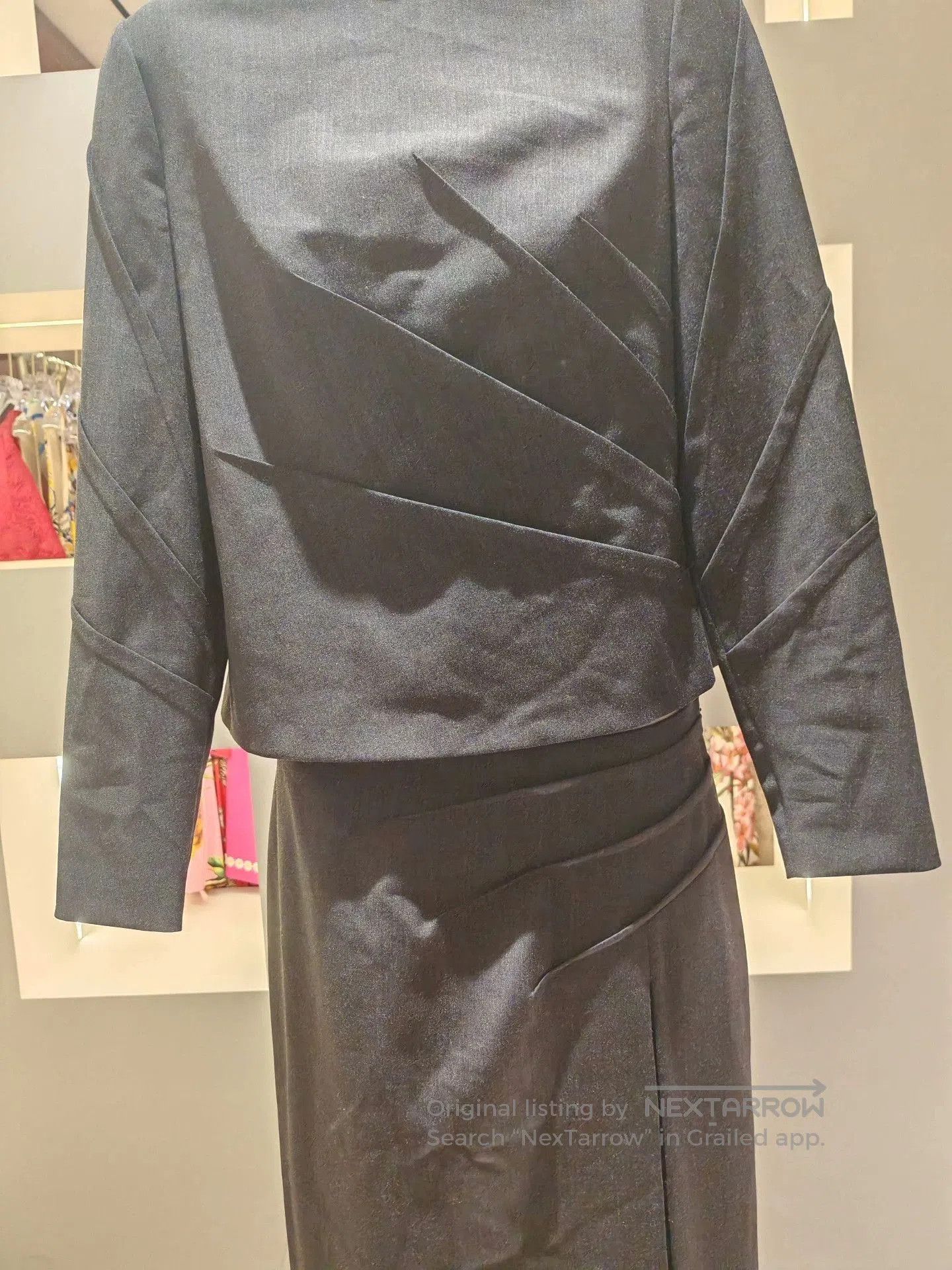 Alberta Ferretti Alberta Ferretti Gray Two-Piece Set. Size S / US 4 / IT 40 - 4 Thumbnail