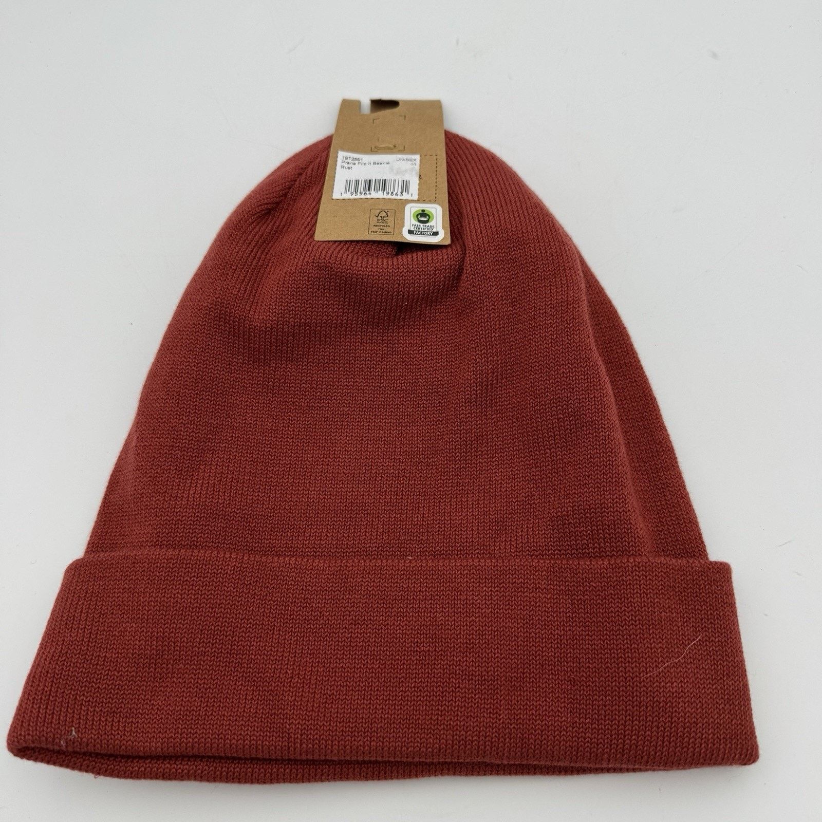 Prana NWT PRANA Flip It Beanie - Rust Unisex One Size Size ONE SIZE - 2 Thumbnail