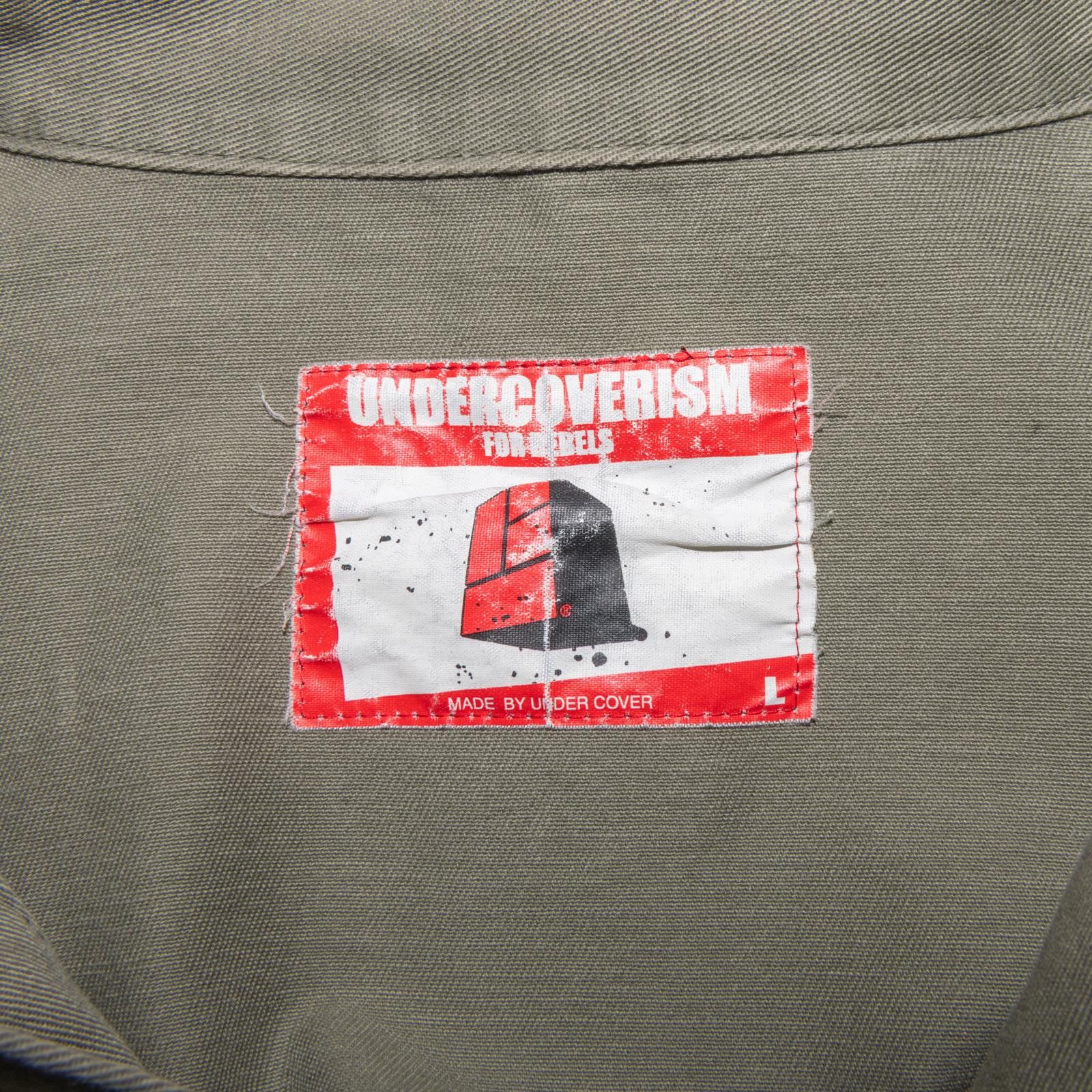 Undercover Undercover SS 2002 Khaki Work Jacket - Illusions of Haze Size US L / EU 52-54 / 3 - 4 Thumbnail
