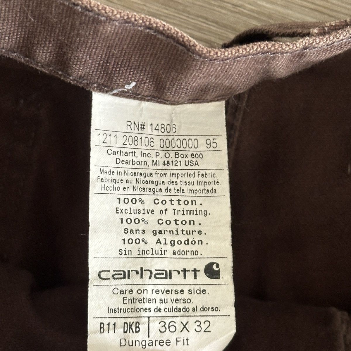 Carhartt Carhartt Dungaree baggy fit jeans Size US 36 / EU 52 - 4 Thumbnail