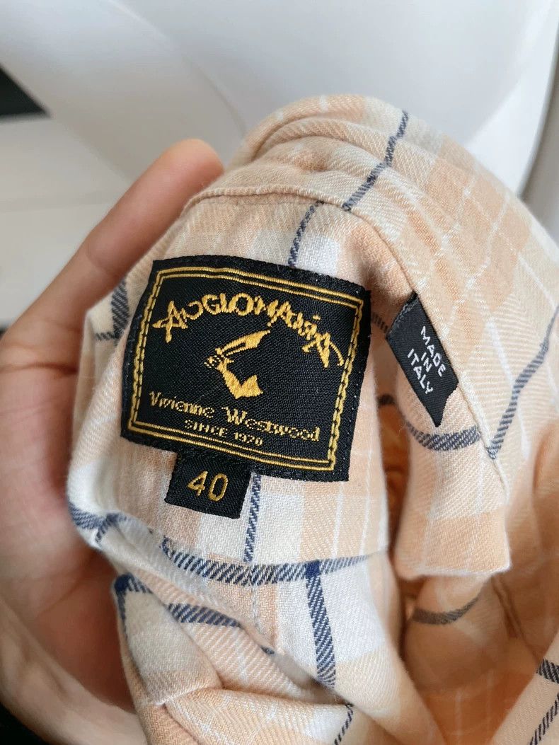 Vivienne Westwood Vivienne Westwood Light grey plaid shirt Size XS / US 0-2 / IT 36-38 - 5 Thumbnail