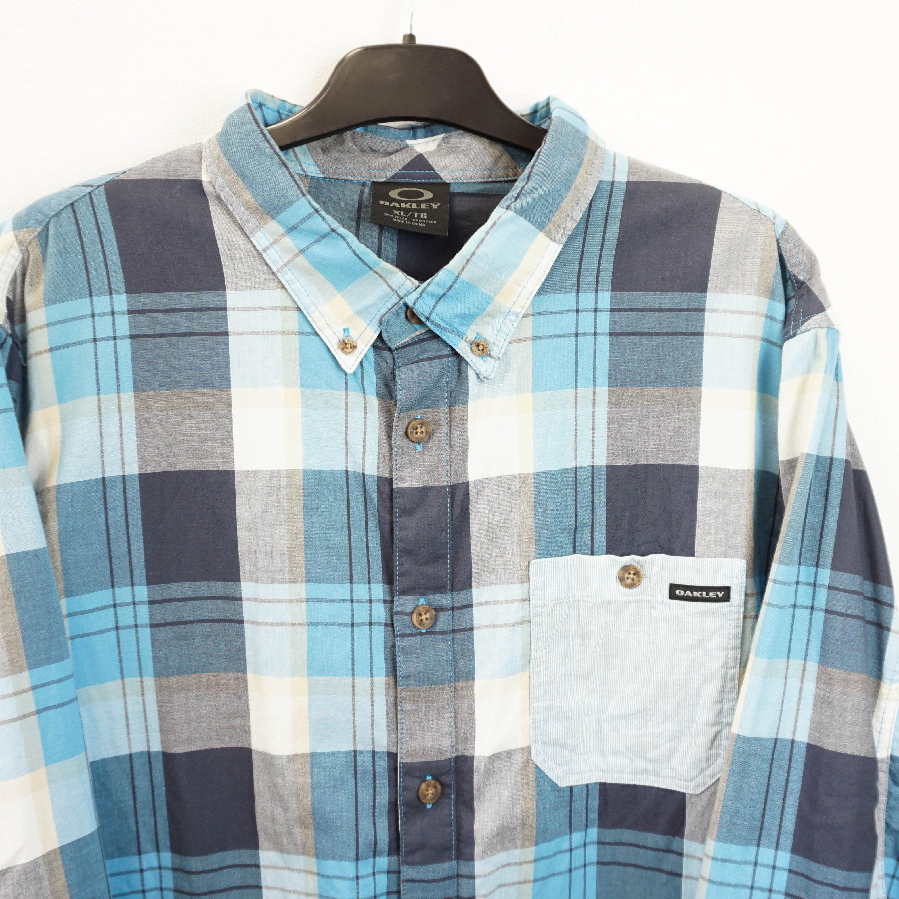 Oakley Archive Techwear/Gorpcore Flannel L/S Shirt Size US XL / EU 56 / 4 - 2 Thumbnail