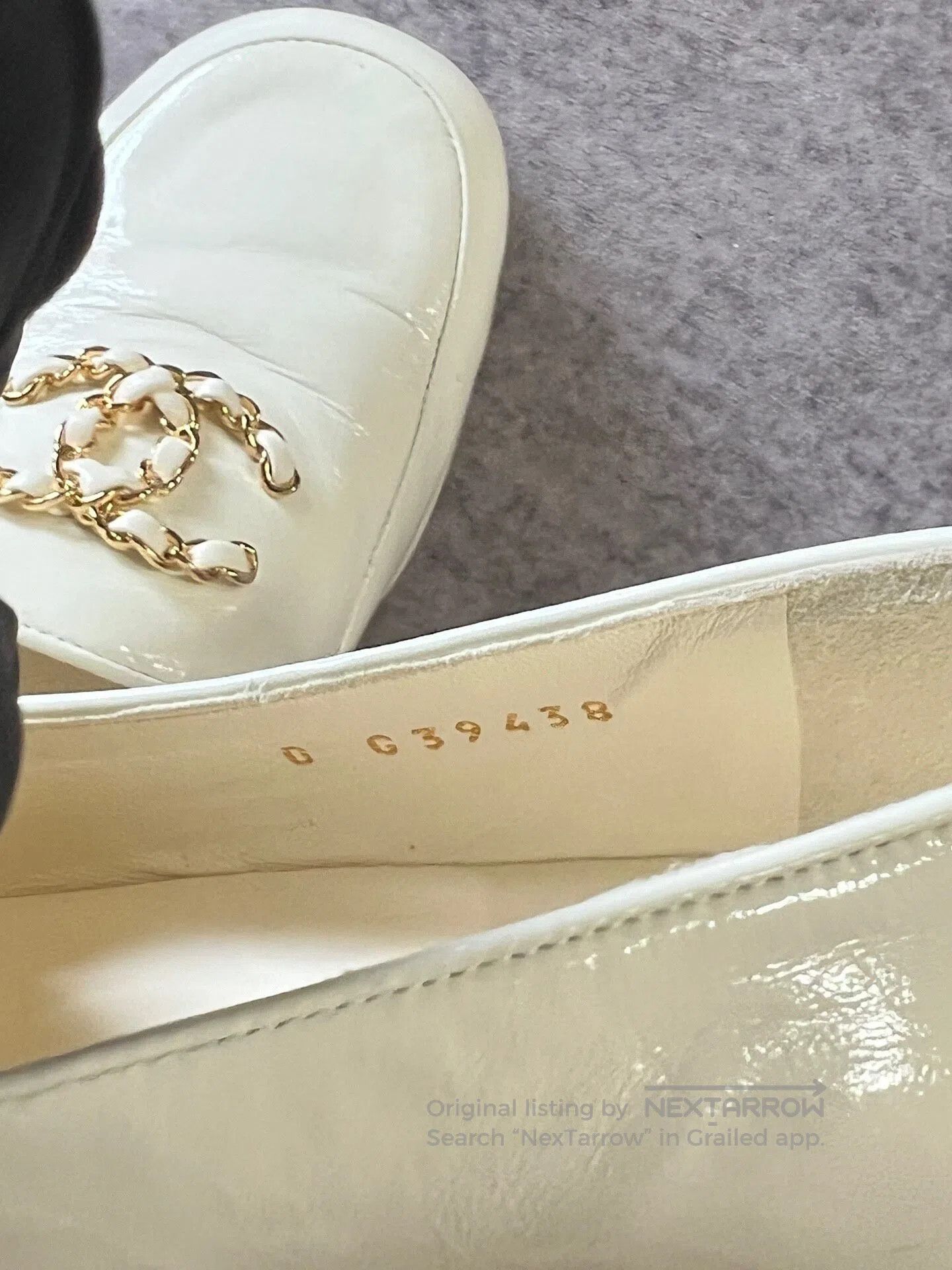 Chanel Chanel Beige Chanel CC Logo Loafers| Size US 4.5 / IT 34.5 - 6 Thumbnail