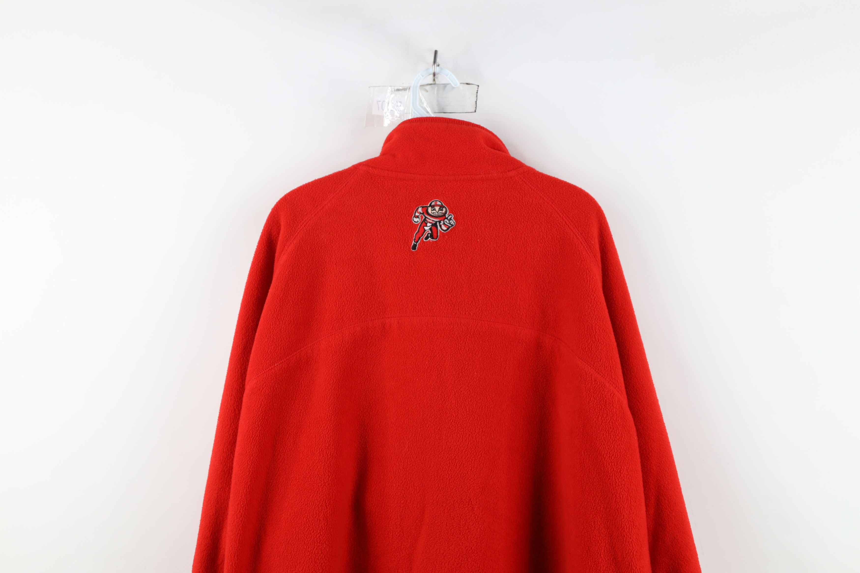 Vintage Vintage 90s Y2K Brutus Ohio State University Fleece Jacket Size US XXL / EU 58 / 5 - 16 Thumbnail
