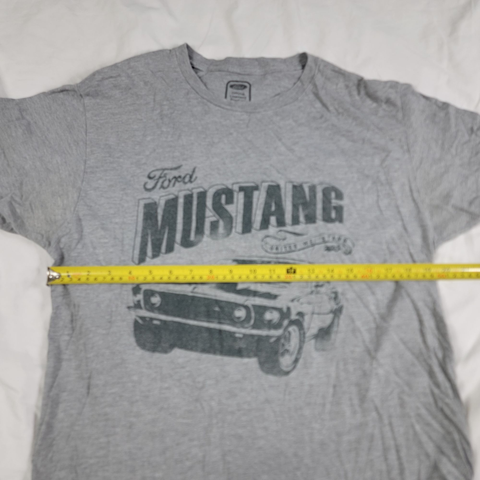 Ford Ford Mustang Adults Large Gray Graphic Tee Shirt Casual Cars Size US L / EU 52-54 / 3 - 5 Thumbnail
