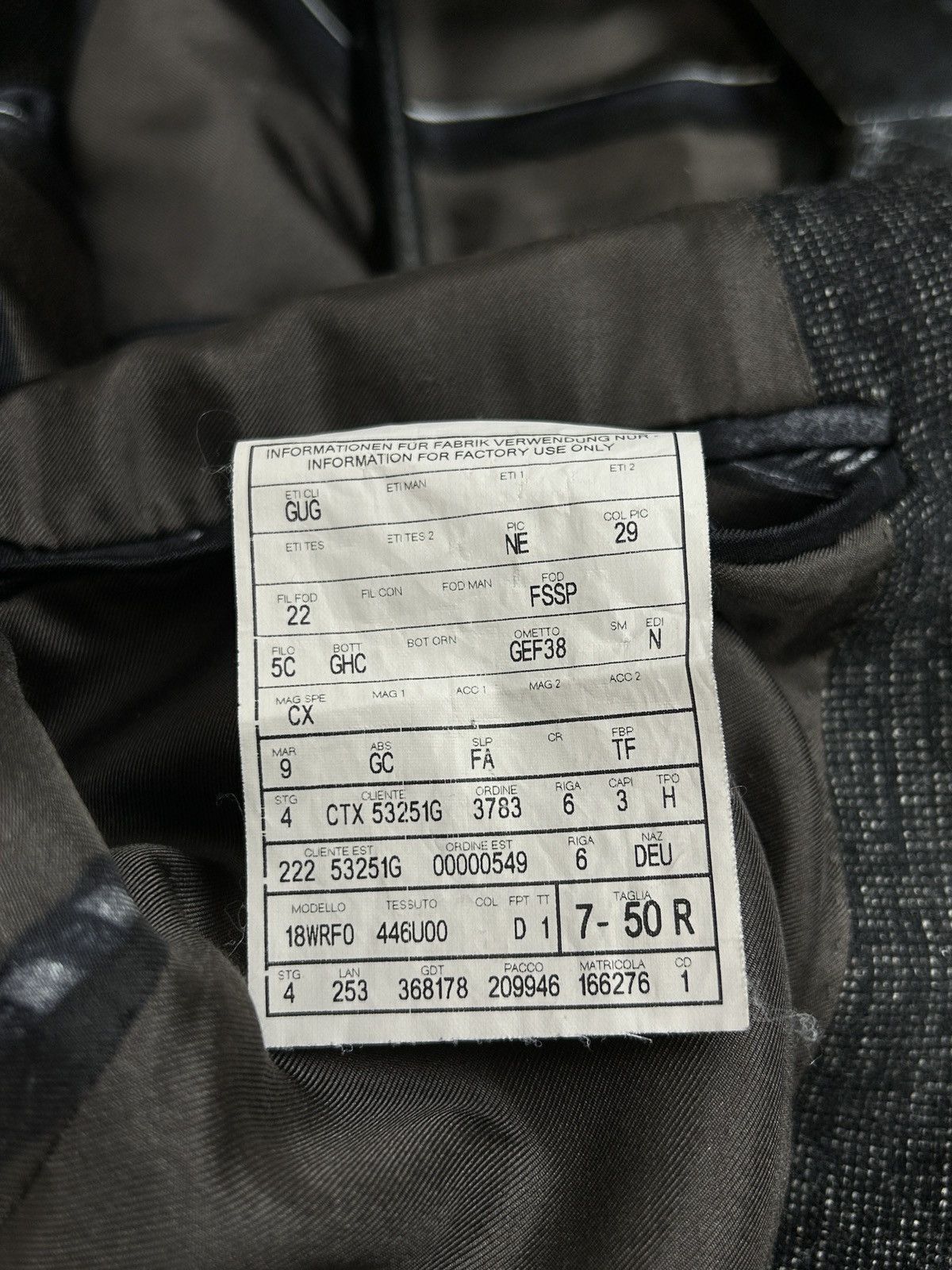 Gucci Gucci Wool Pattern Casual Blazer Jacket Tailoring Grey 50R Size 50R - 12 Thumbnail
