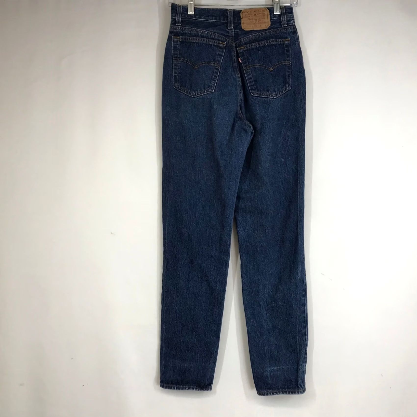 Levi's VTG Levi's 501 Women Jeans Dark Wash High Rise Button Fly Levi's 501 Original Fit Jeans Size 9 Made USA Womens Retro Vintage Denim Straight Size 30" / US 8 / IT 44 - 4 Thumbnail