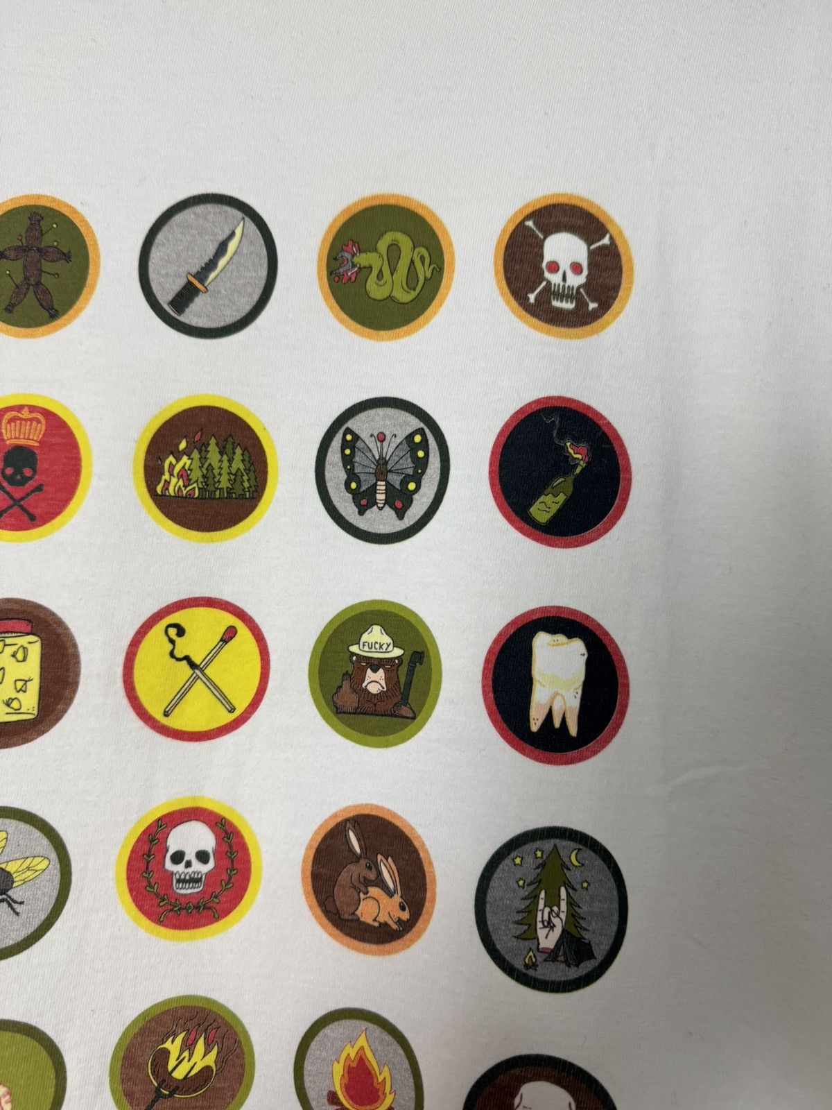Dsquared2 00s Dsquared2 “Scout Badges” Archive Tee Avant Garde Y2K Size US L / EU 52-54 / 3 - 5 Thumbnail