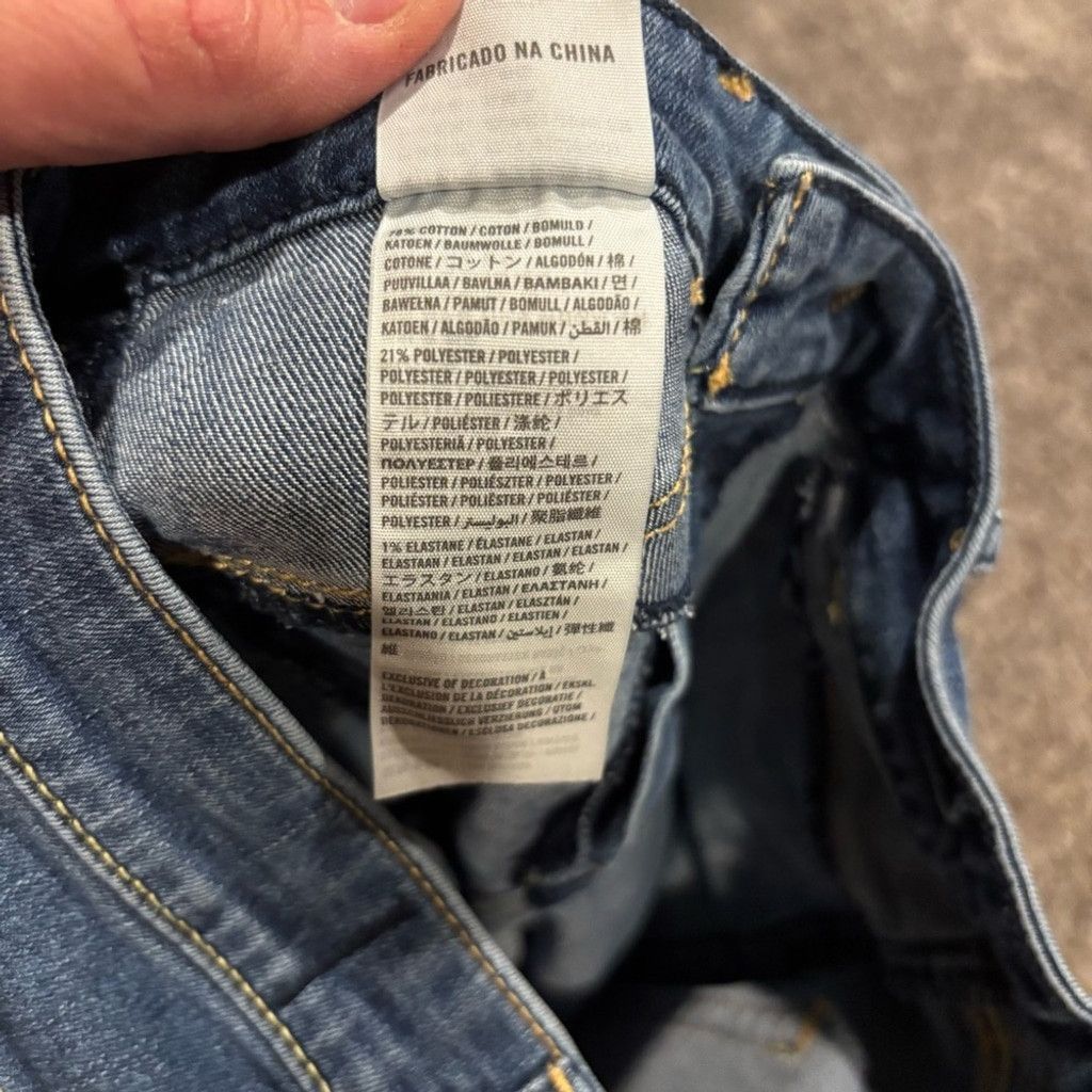 Hollister Hollister Classic Blue Denim Skinny Jeans Size 25" / US 0 / IT 36 - 5 Thumbnail