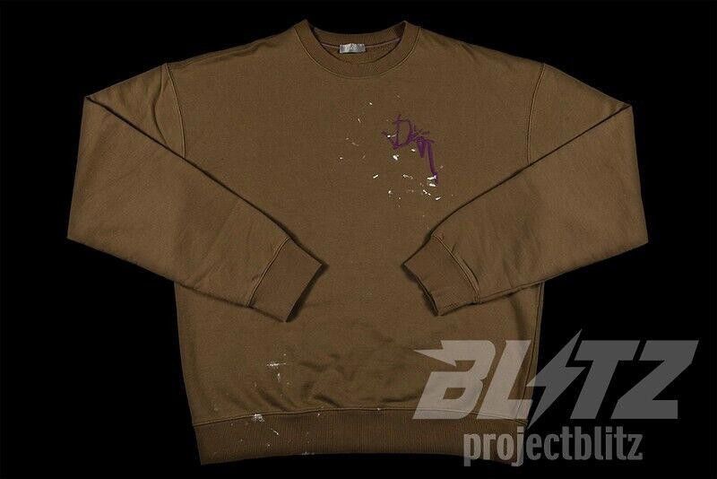 Dior CHRISTIAN DIOR X CACTUS JACK OVERSIZED SWEATSHIRT M BROWN Size US M / EU 48-50 / 2 - 2 Thumbnail