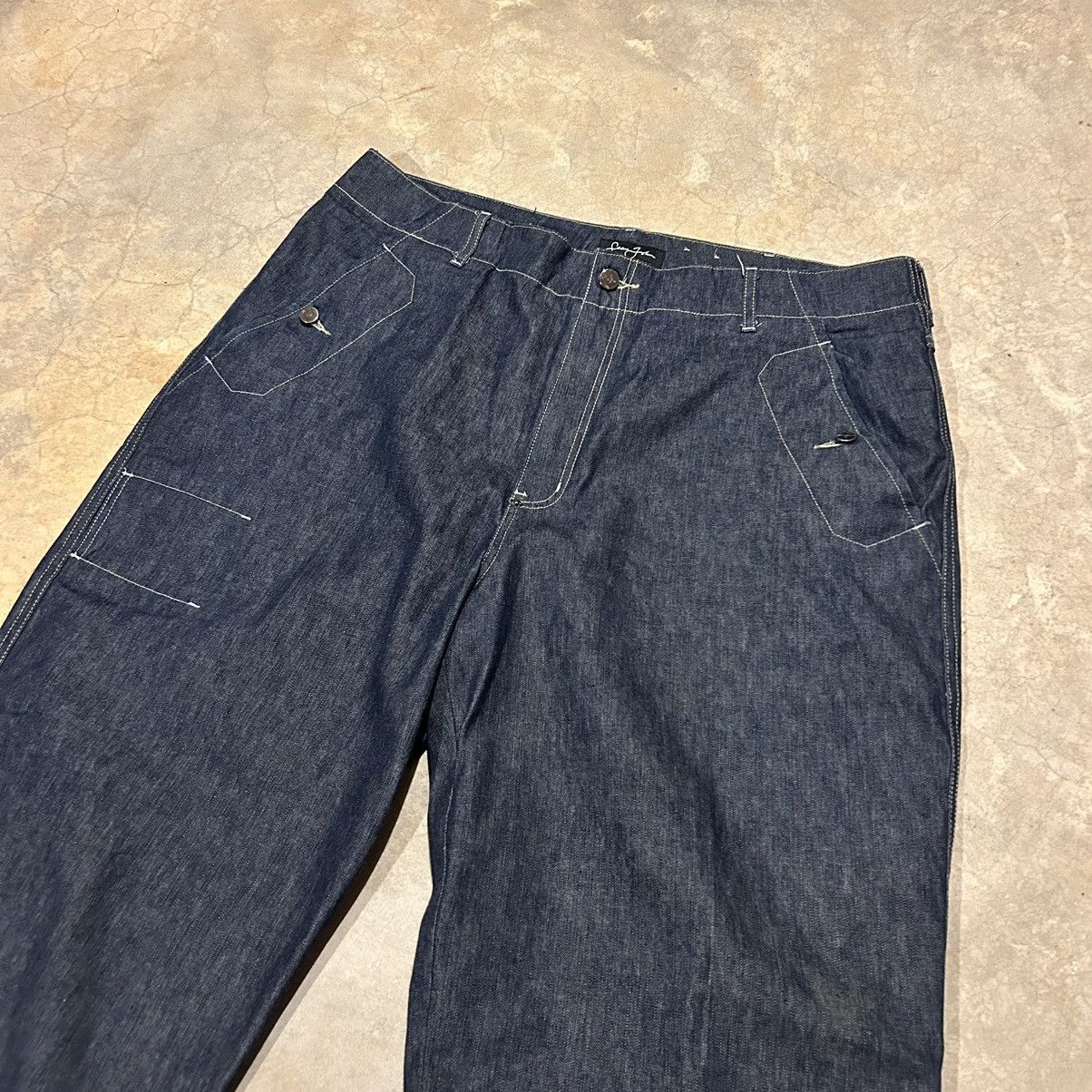 JNCO × Sean John × Southpole Crazy Vintage Y2K Sean John Baggy Stash Pocket Jeans Cyber Size US 40 / EU 56 - 6 Thumbnail