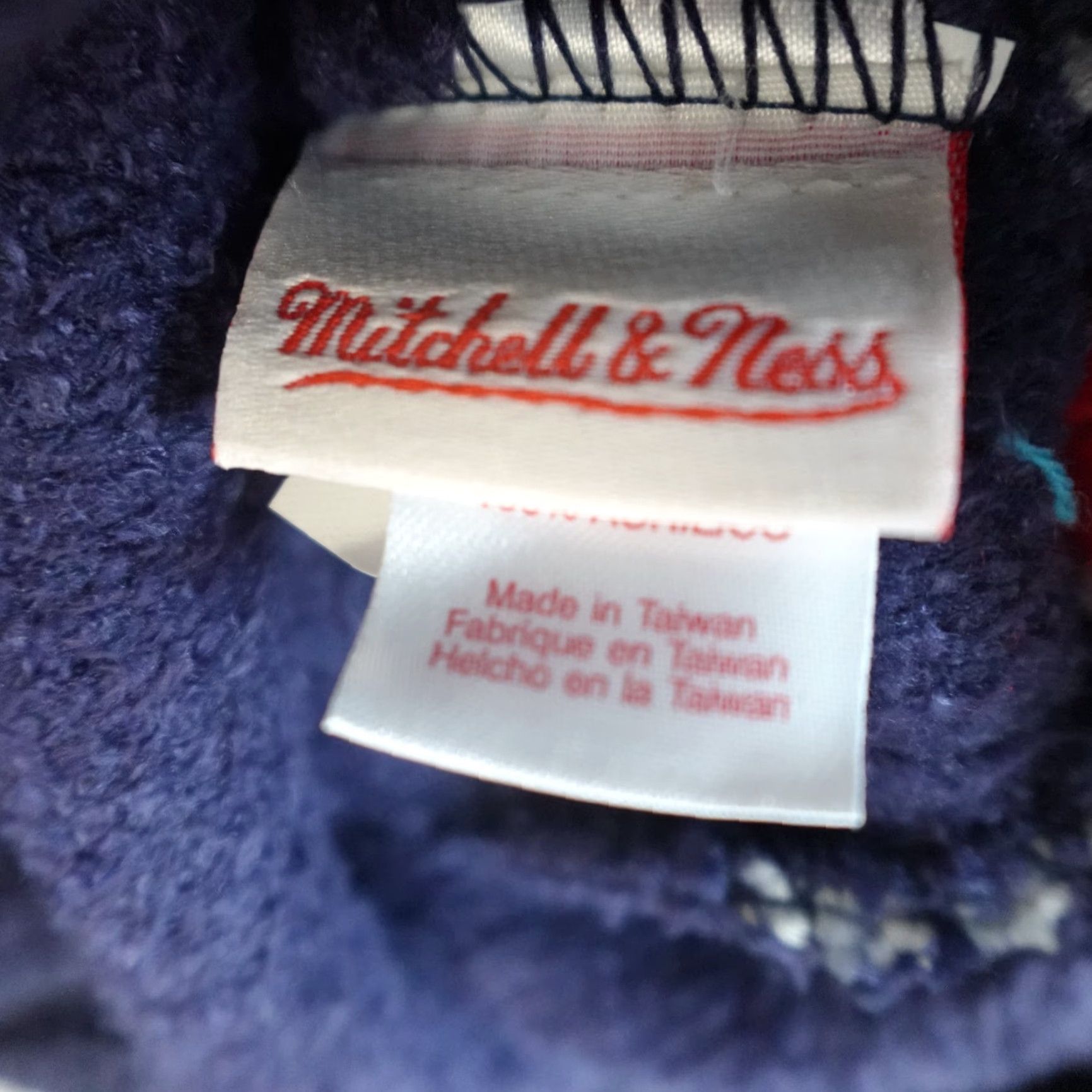 Mitchell & Ness Washington Wizards Hat Beanie Mitchell & Ness Mens One Size Blue Acrylic Knit Winter Sports Theme Size ONE SIZE - 3 Thumbnail