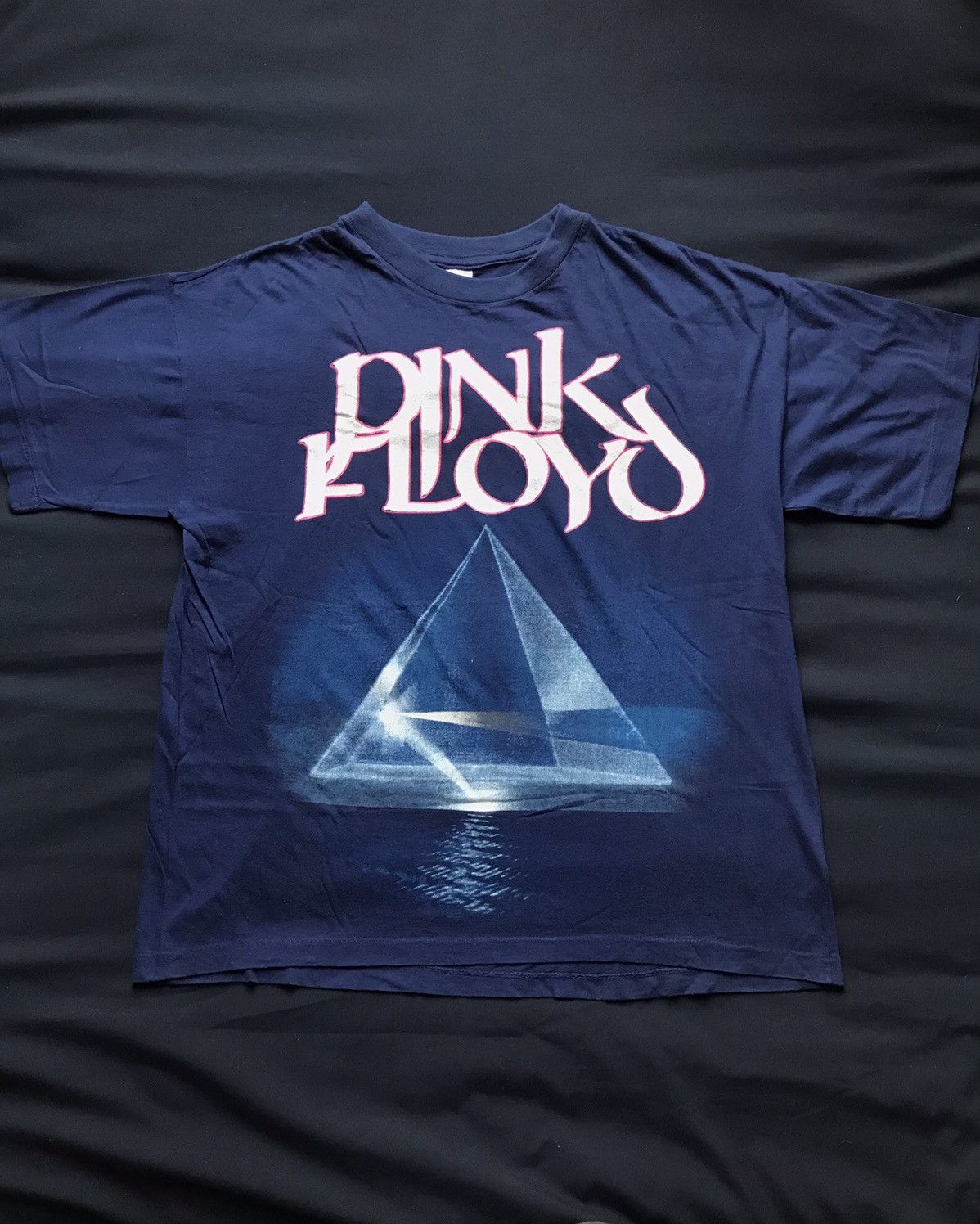 image of Band Tees x Pink Floyd Vintage Tee 1994 European Tour in Blue, Men's (Size Large)