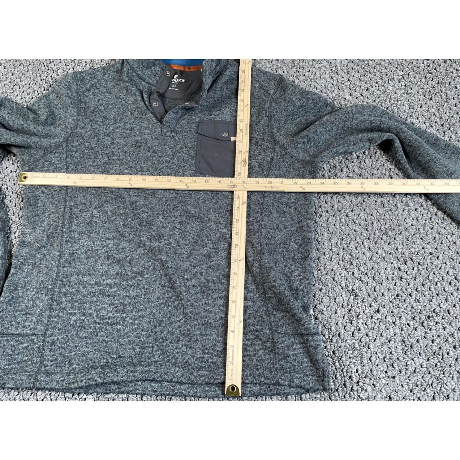 Vintage VINTAGE Woolrich Jacket Fleece Pullover 1/4 Snap Mock Neck Gray Adult Large Mens Outerwear Short Coat/Coat Pockets 90s Hipster Nature Outdoor Style Size US L / EU 52-54 / 3 - 4 Thumbnail