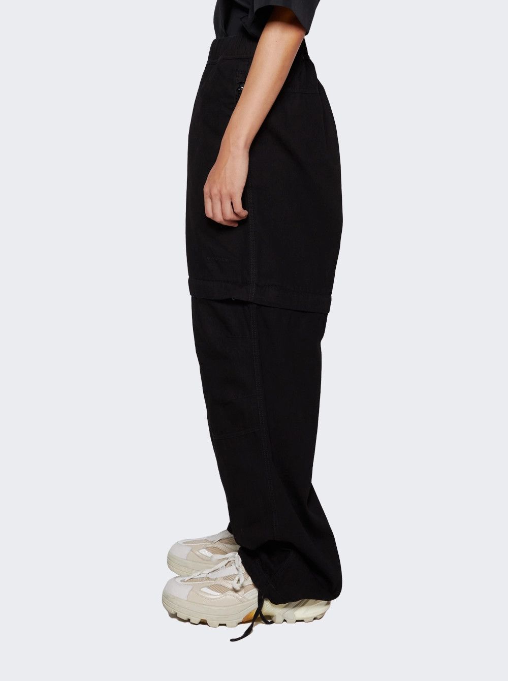 Givenchy o1gr1nt0125 Elasticated Waist Zip Off Denim Pant in Black Size US 36 / EU 52 - 4 Thumbnail