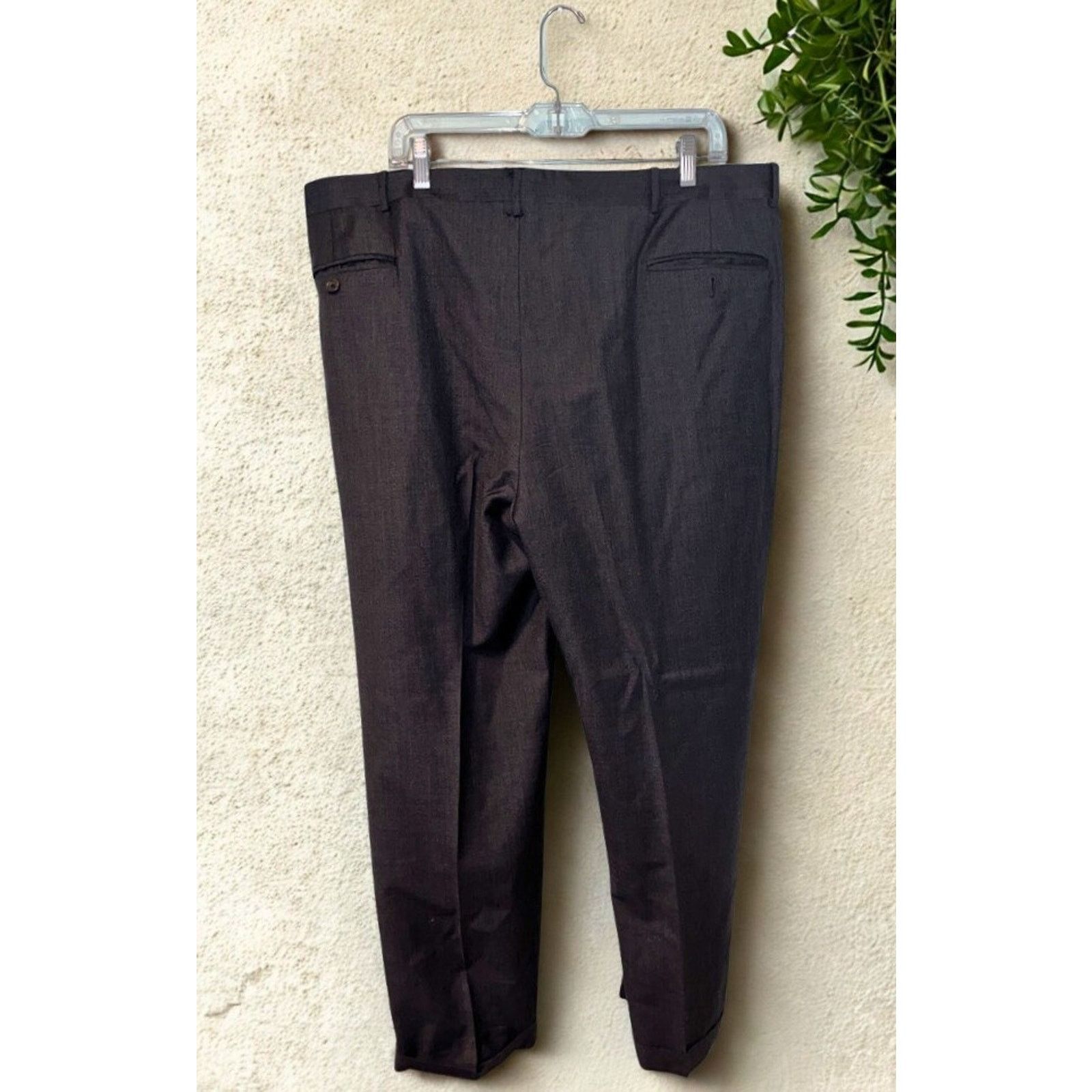Polo Ralph Lauren Polo Ralph Lauren Wool Dress Pants Pleated Trousers 40x30 Size US 40 / EU 56 - 2 Thumbnail