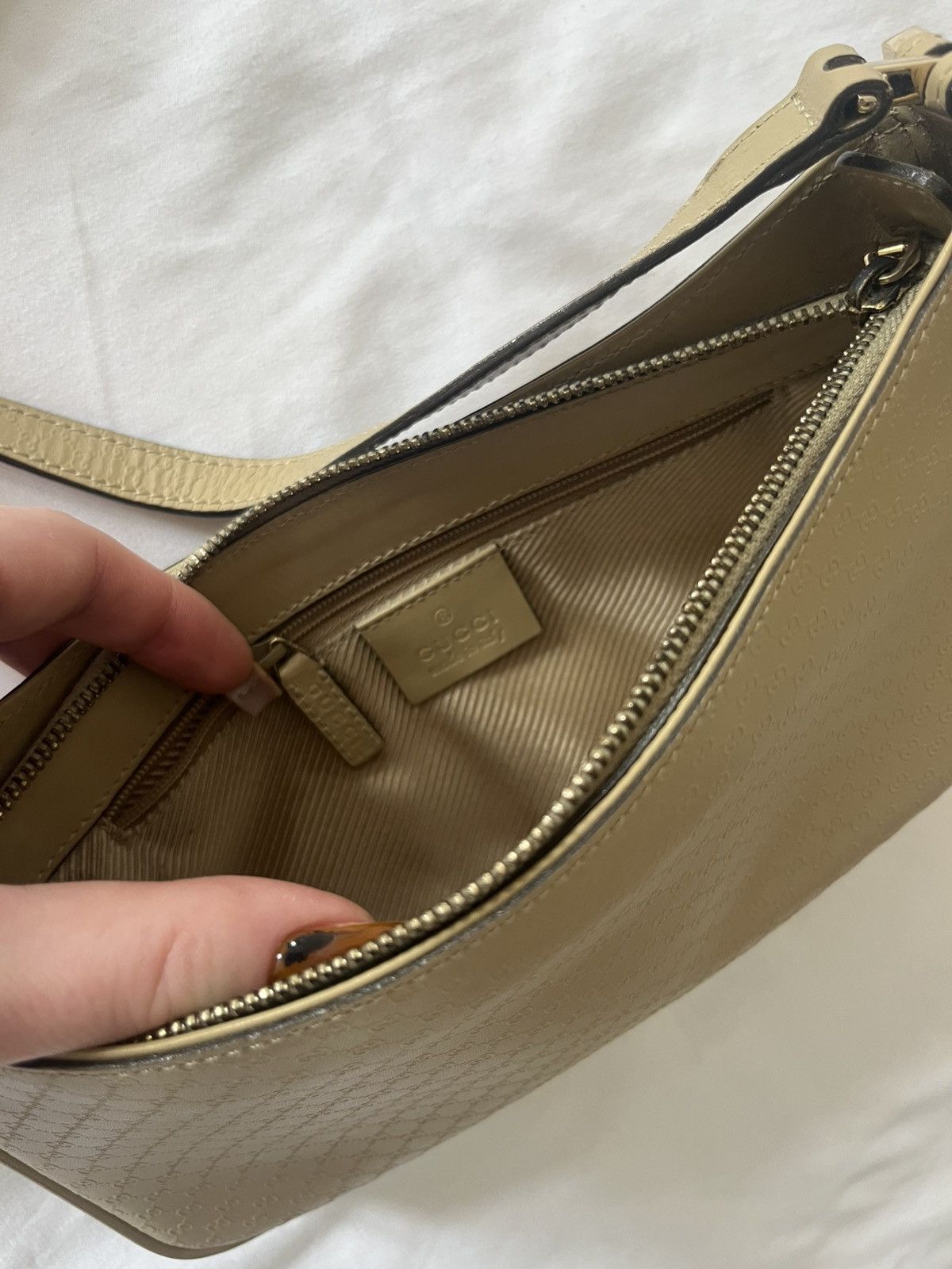 Gucci Tom Ford for Gucci Baguette Bag in GG Embossed Leather Size ONE SIZE - 8 Thumbnail