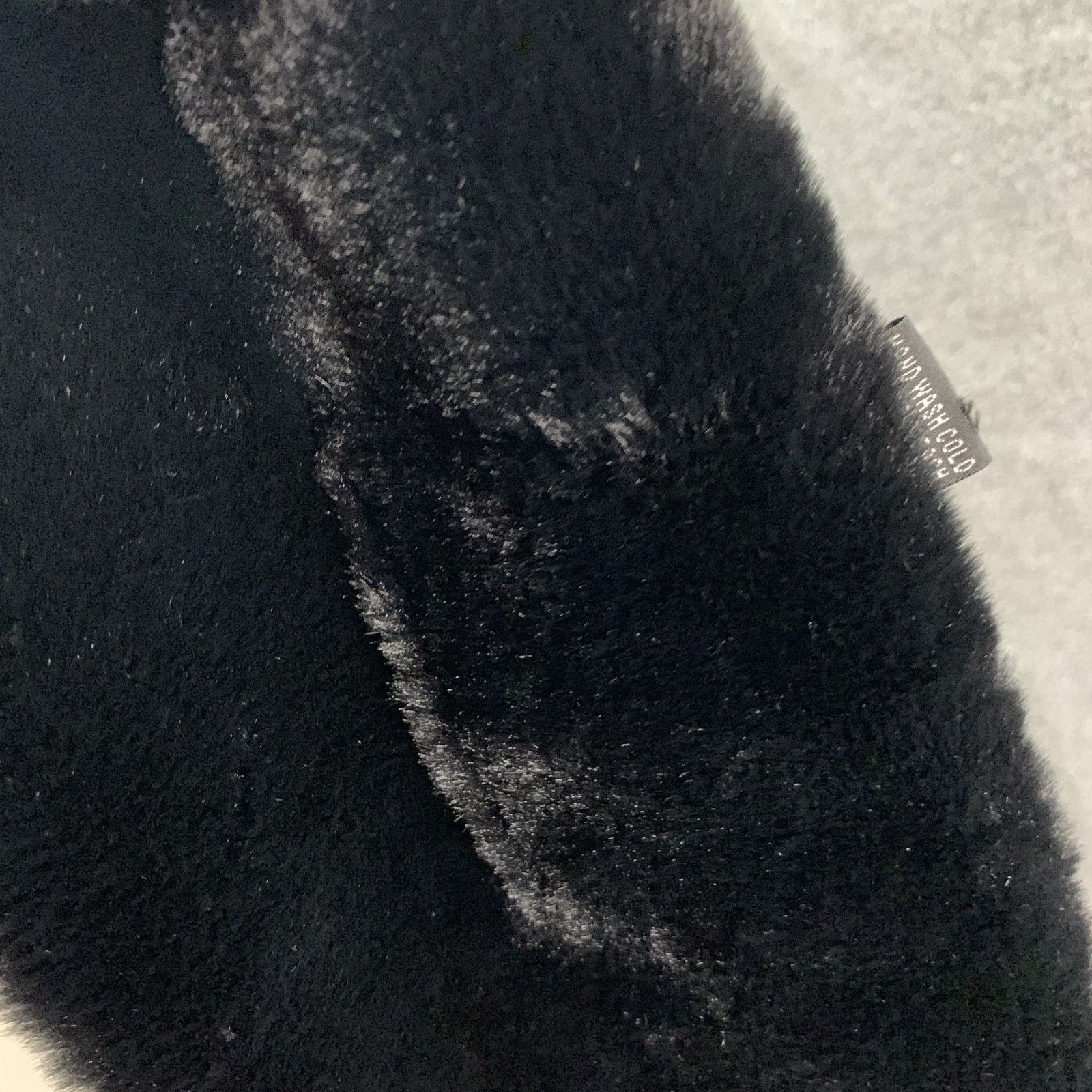 Other Faux Fur Scarf / Super Soft Black Fur Scarf Size ONE SIZE - 5 Thumbnail