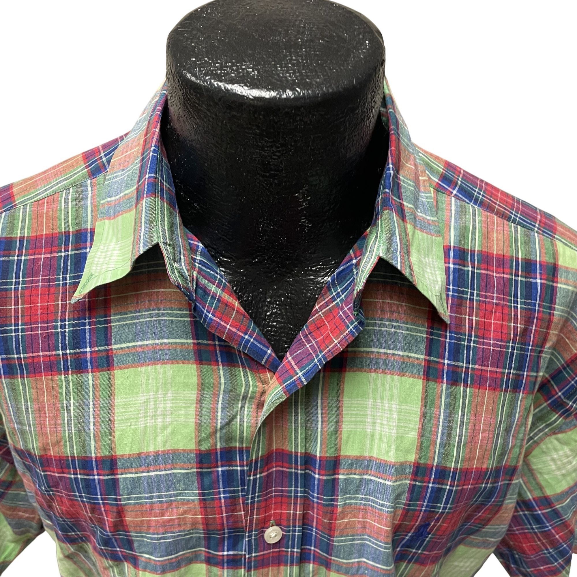 Polo Ralph Lauren Ralph Lauren BLAKE Green PLAID Tartan POLY PONY Logo Shirt Size US M / EU 48-50 / 2 - 3 Thumbnail