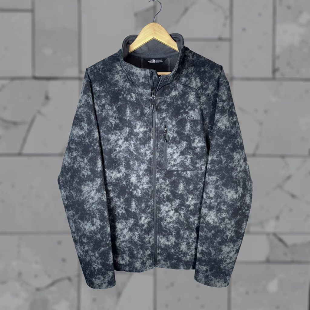 The North Face The North Face Windwall Jacket Mens XL Gray/greensish Windbreaker Full Zip Fleece Lined Polyester Windshell Regular Size Size US XL / EU 56 / 4 - 1 Thumbnail