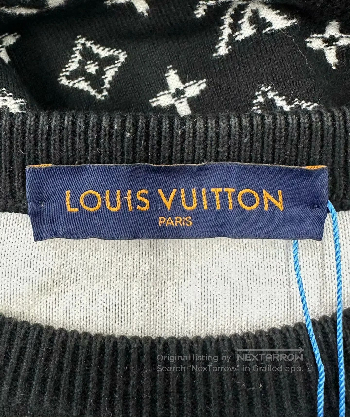 Louis Vuitton Louis Vuitton Black gradient all-over print old logo knitt Size US XS / EU 42 / 0 - 3 Thumbnail