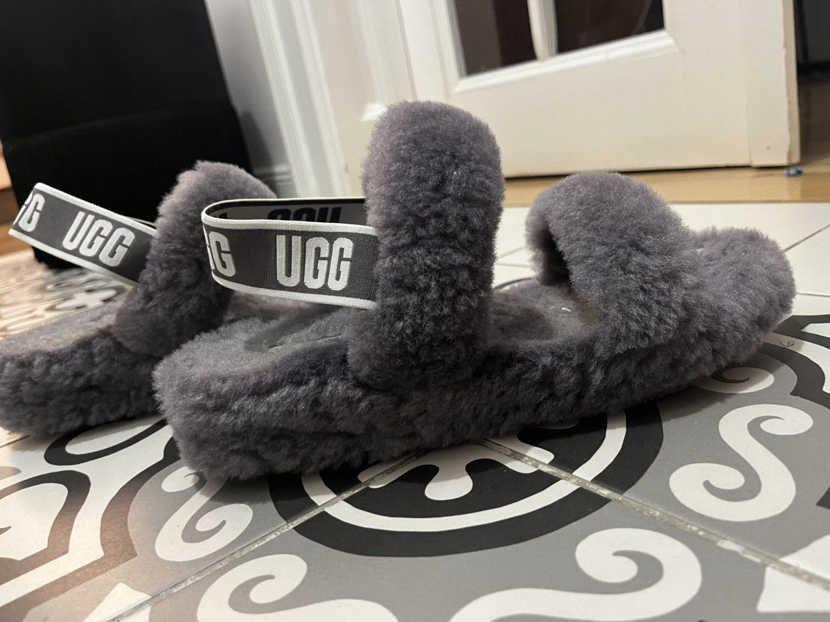 gray ugg slippers