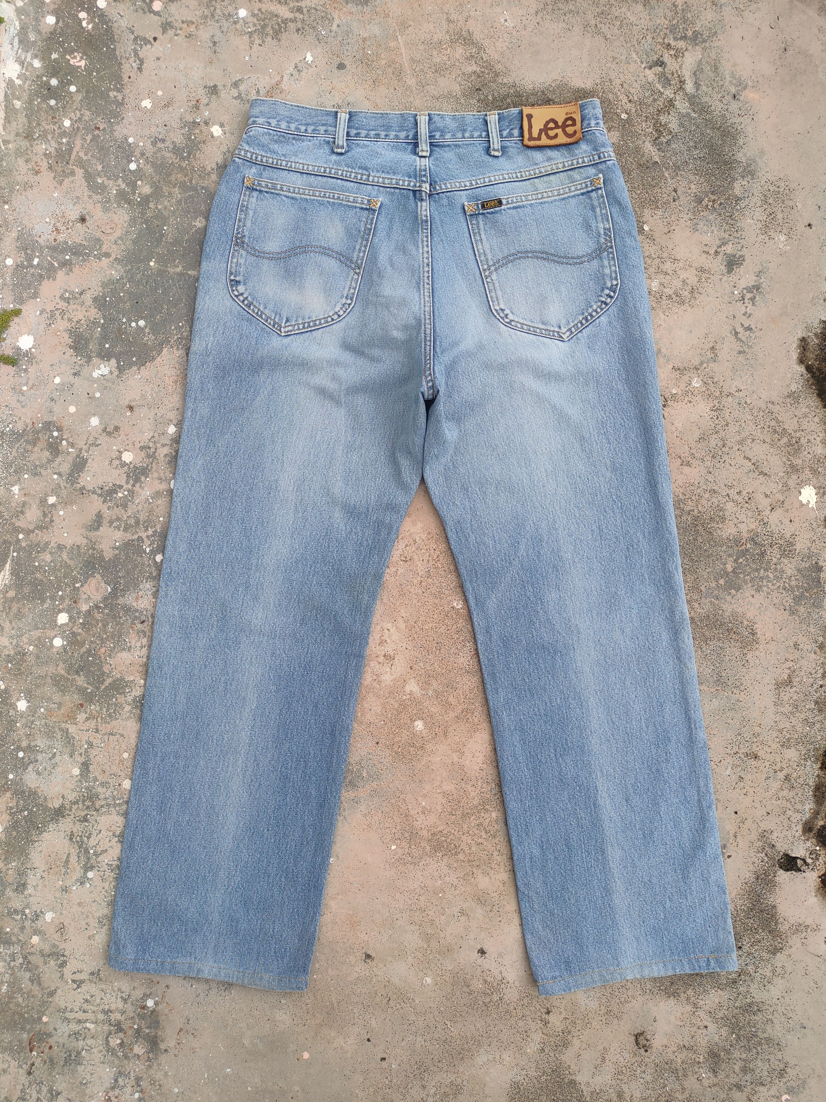 Lee VINTAGE LEE FADED DENIM JEANS PANTS Size US 33 - 7 Thumbnail