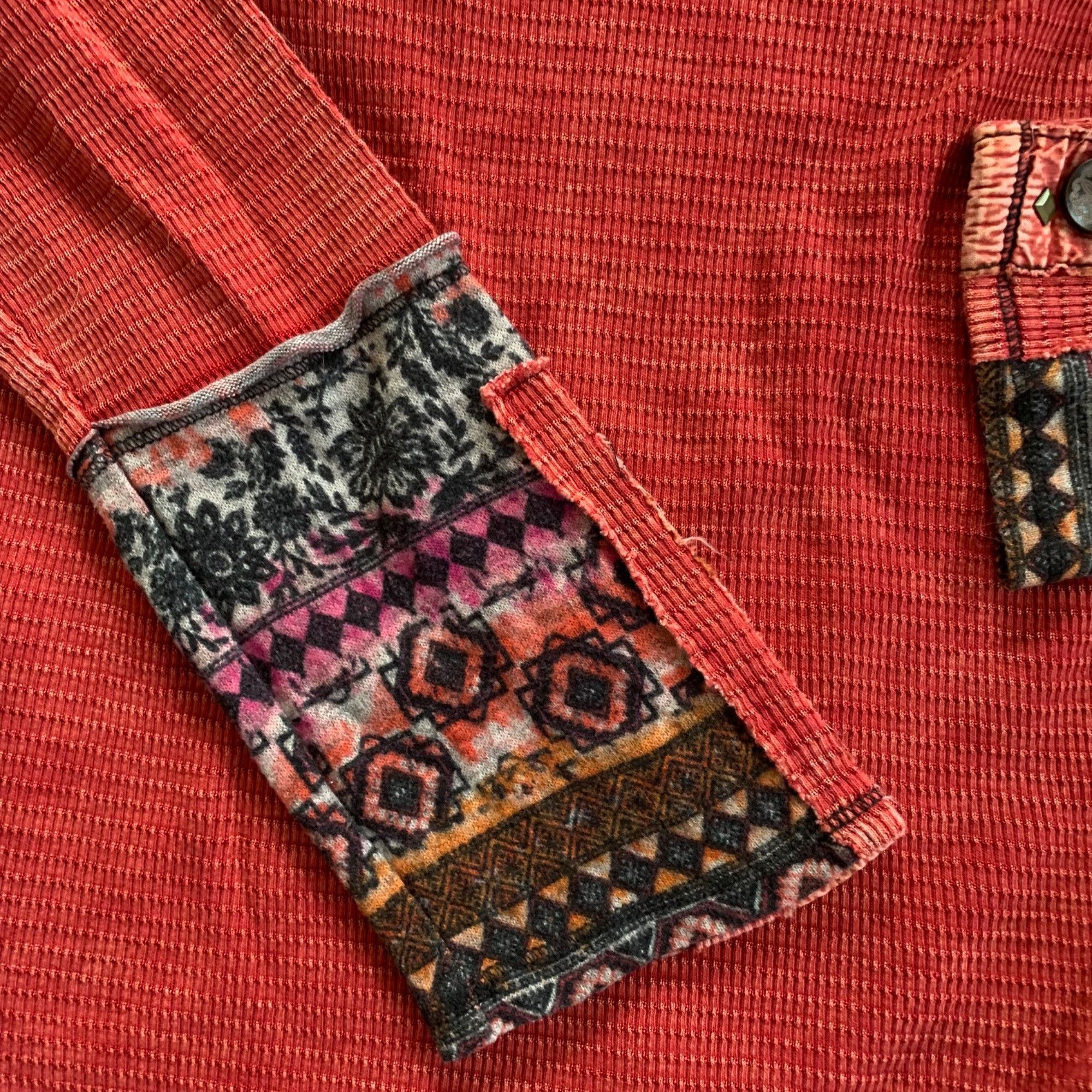 Other American Able Waffle Knit Boho Thermal Top XL Size XL / US 12-14 / IT 48-50 - 7 Thumbnail