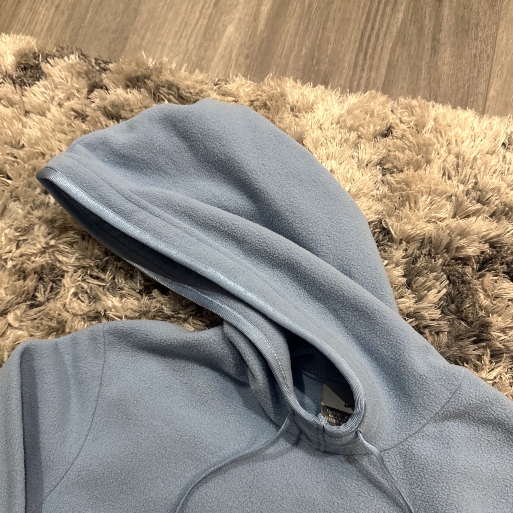 Nike VINTAGE Nike Center Spellout Blue Fleece Hoodie S Women 90s Y2K Rare Pullover Small Womens Size S / US 4 / IT 40 - 3 Thumbnail
