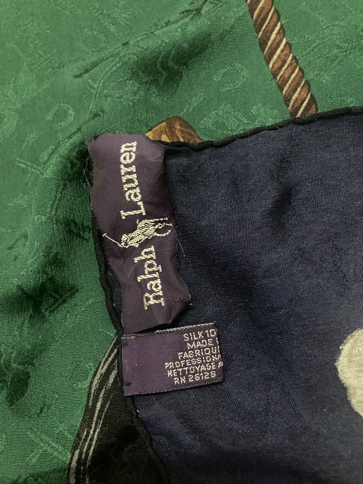 Ralph Lauren Vintage Ralph Lauren Silk Scarf Equestrian Italy Size ONE SIZE - 6 Thumbnail