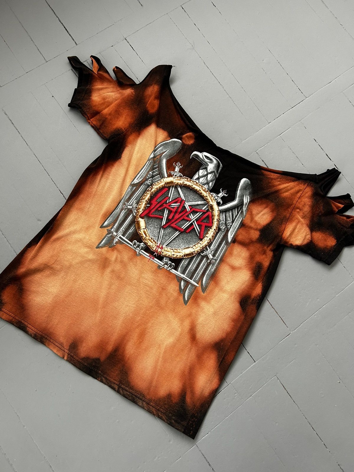 Band Tees Slayer vintage T-shirt oversized Size US L / EU 52-54 / 3 - 2 Thumbnail