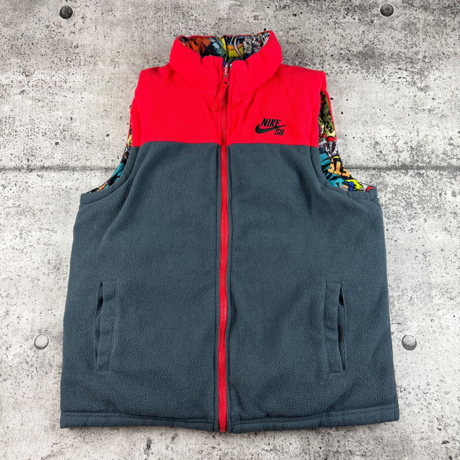 Nike Nike SB Puffer Vest Reversible Size Medium Y2K Skate Gear Size US M / EU 48-50 / 2 - 4 Thumbnail