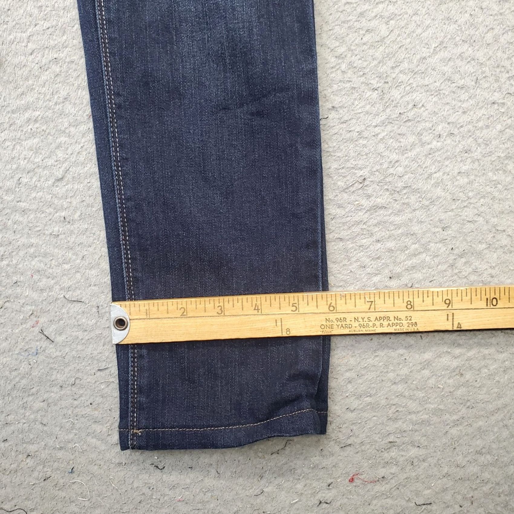 White House Black Market White House Black Market Jeans Women Size 0 Blue Denim Slim Leg Streetwear 5-Pocket Inseam 27.25" Size 25" / US 0 / IT 36 - 5 Thumbnail
