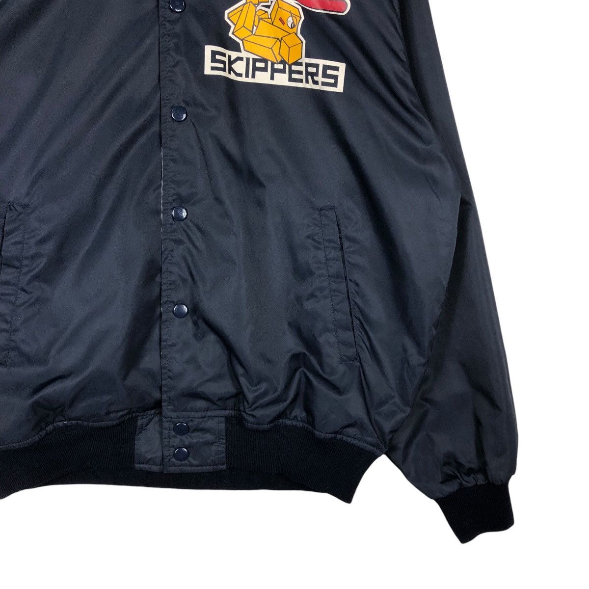 Japanese Brand 📌Vintage Reversible Bomber Jacket Cricket Team Big Logo Size US L / EU 52-54 / 3 - 6 Thumbnail