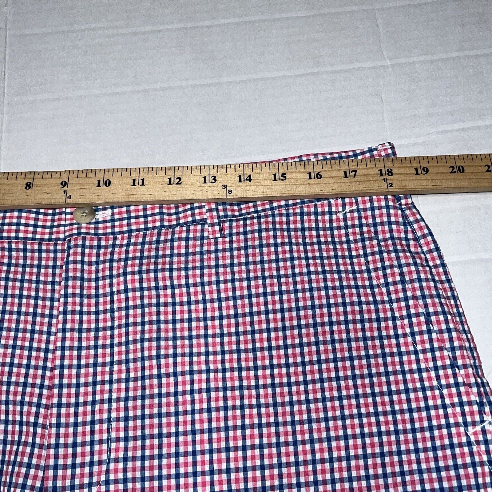 Peter Millar Peter Millar Shorts Mens 36 Crown Sport Seersucker Plaid Size US 36 / EU 52 - 8 Thumbnail
