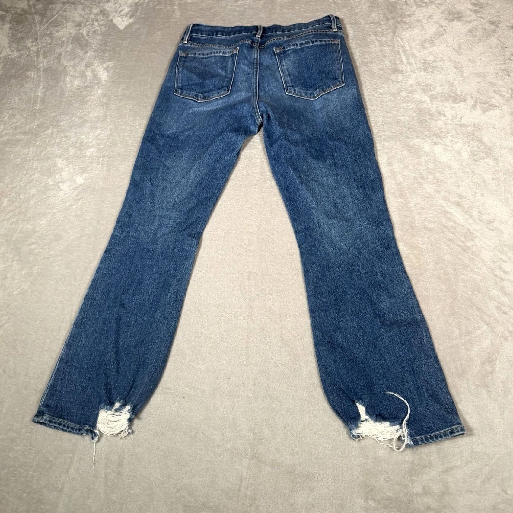 Frame FRAME Jeans Womens 27 Blue Le Crop Mini Boot Mid Rise Bootcut Stretch Denim Shirt? Size 27" / US 4 / IT 40 - 5 Thumbnail