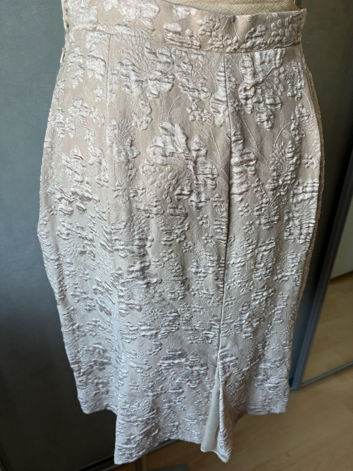 Dior CHRISTIAN DIOR Pink silk and lace dress Size S / US 4 / IT 40 - 7 Thumbnail