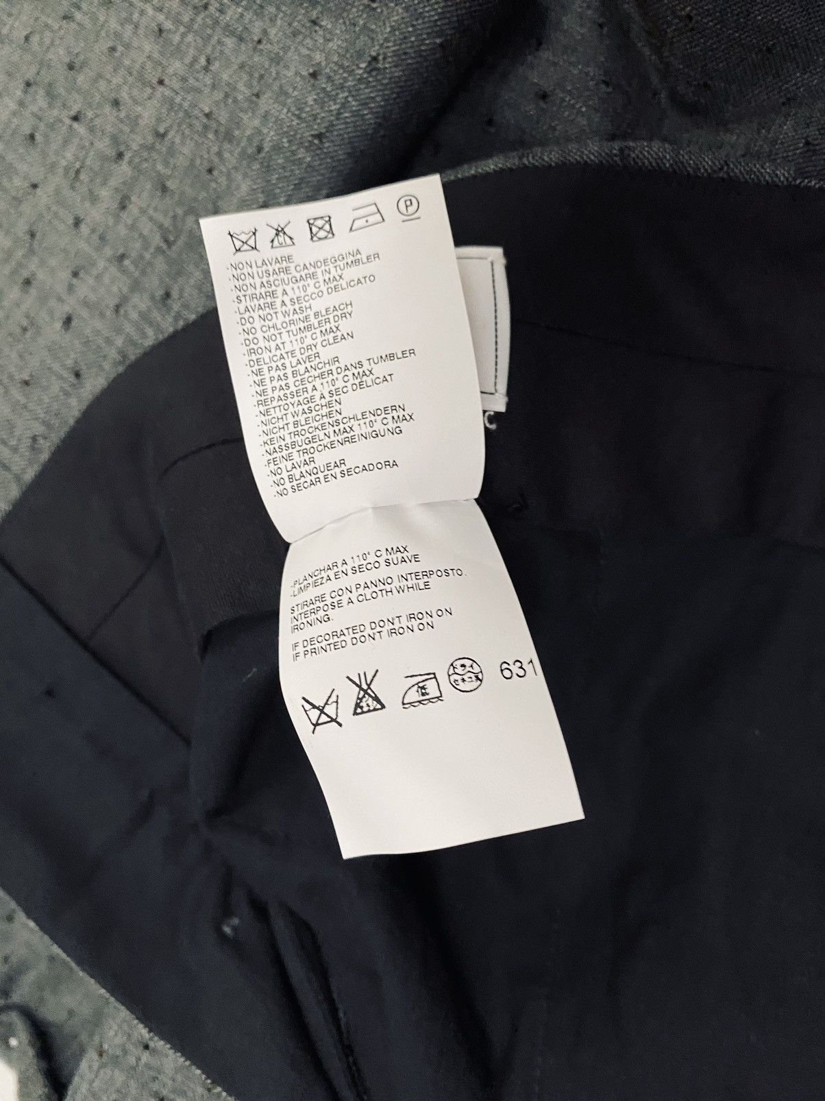 Maison Margiela MM 🇮🇹 Grey Wool Airate Slacks Runway Vintage 2010 NWT Size 40R - 6 Thumbnail