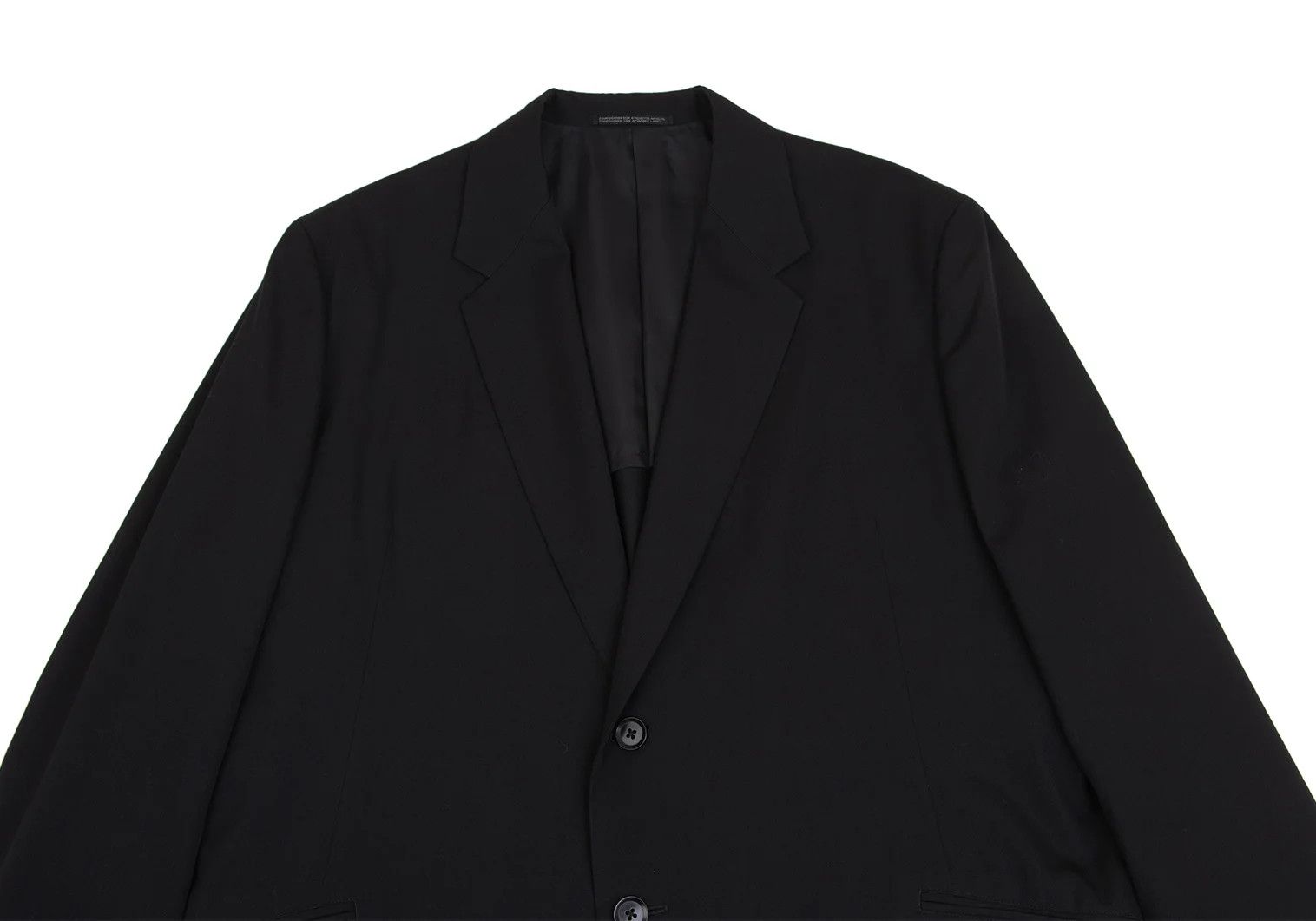 Yohji Yamamoto Yohji Yamamoto Wool Gabardine Jacket Black 3 Size US L / EU 52-54 / 3 - 5 Thumbnail