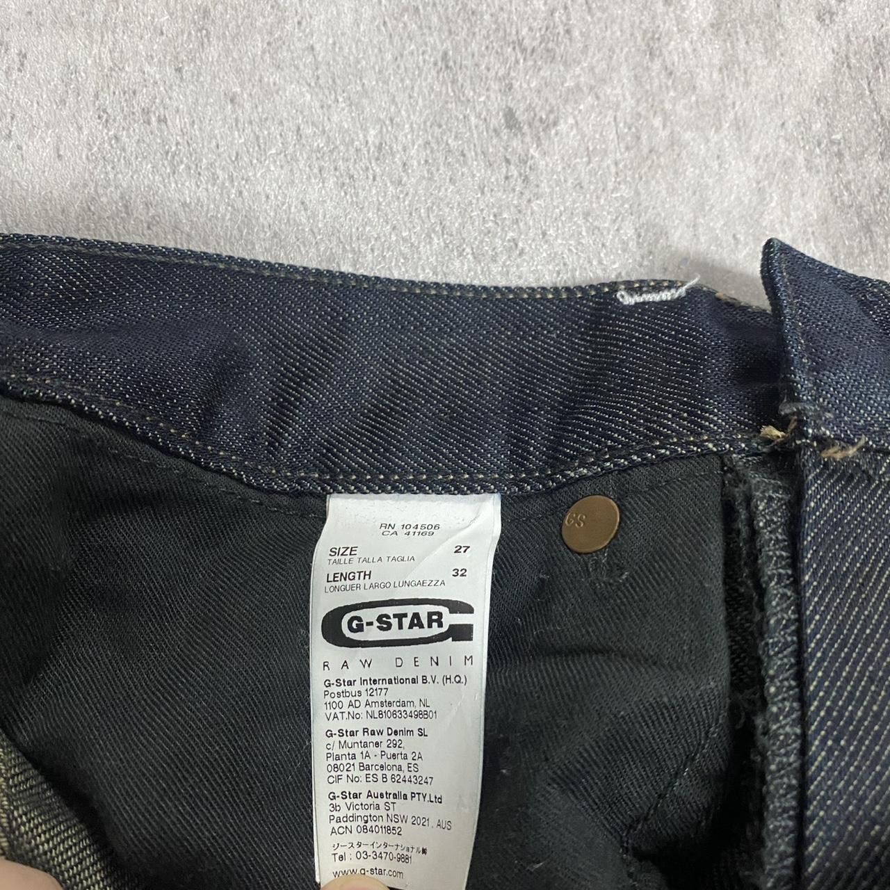 G-Star G Star RAW Jeans Pants Rock y2k 2000s Baggy straight Size US 27 - 4 Thumbnail
