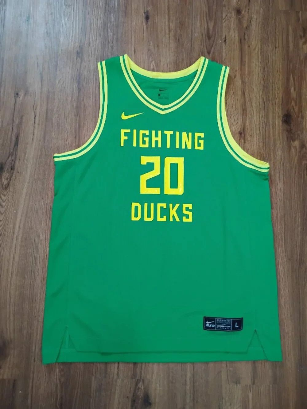 Nike Nike Oregon Ducks Sabrina Ionescu Basketball Jersey Size US L / EU 52-54 / 3 - 2 Thumbnail
