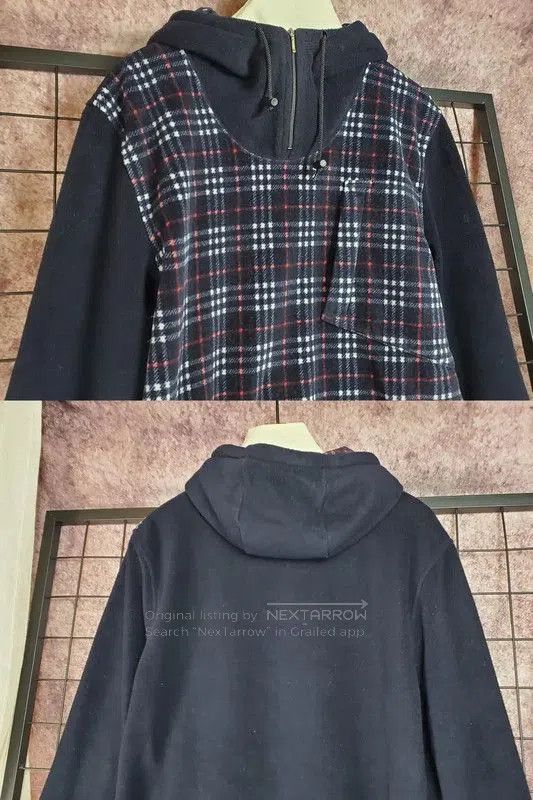 Burberry Burberry Women's Check Pattern Fleece Sweater. Size M / US 6-8 / IT 42-44 - 3 Thumbnail