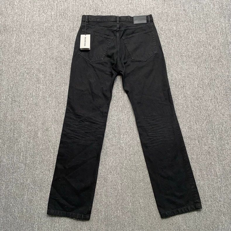 Balenciaga Balenciaga Black Leather Jeans 2501-Nextarrow Size US 28 / EU 44 - 2 Thumbnail