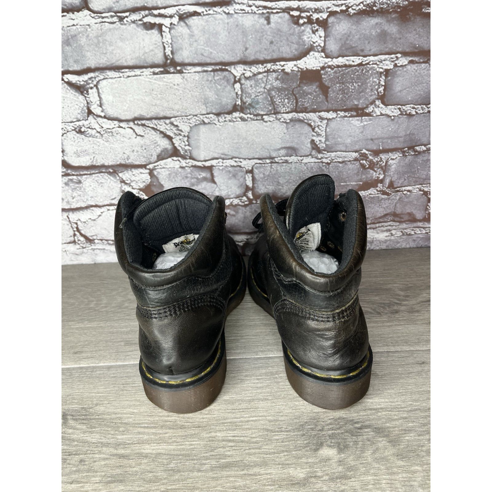 Dr. Martens Vintage Docs Dr. Martens Doc 7735 Combat Black Boots Women’s Size US 5 / IT 35 - 6 Thumbnail