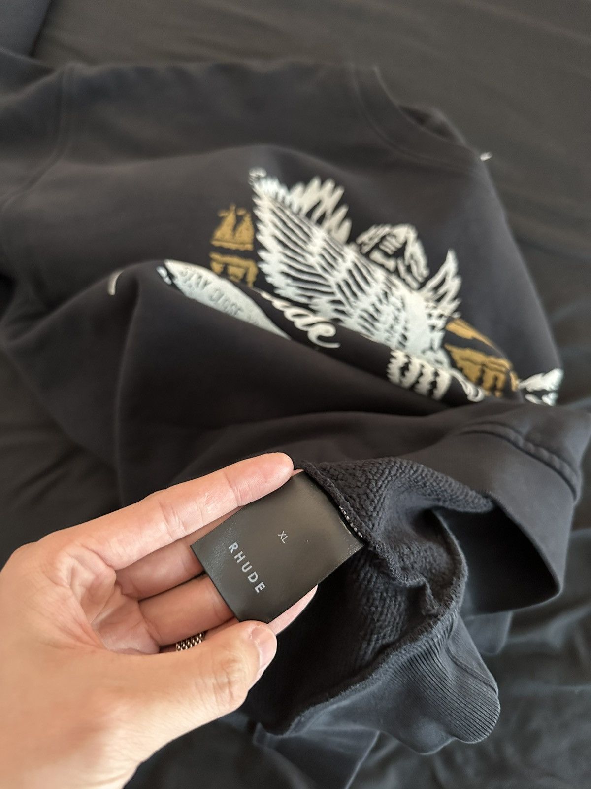 Rhude Rhude Pennant Flag Crewneck Size US XL / EU 56 / 4 - 7 Thumbnail