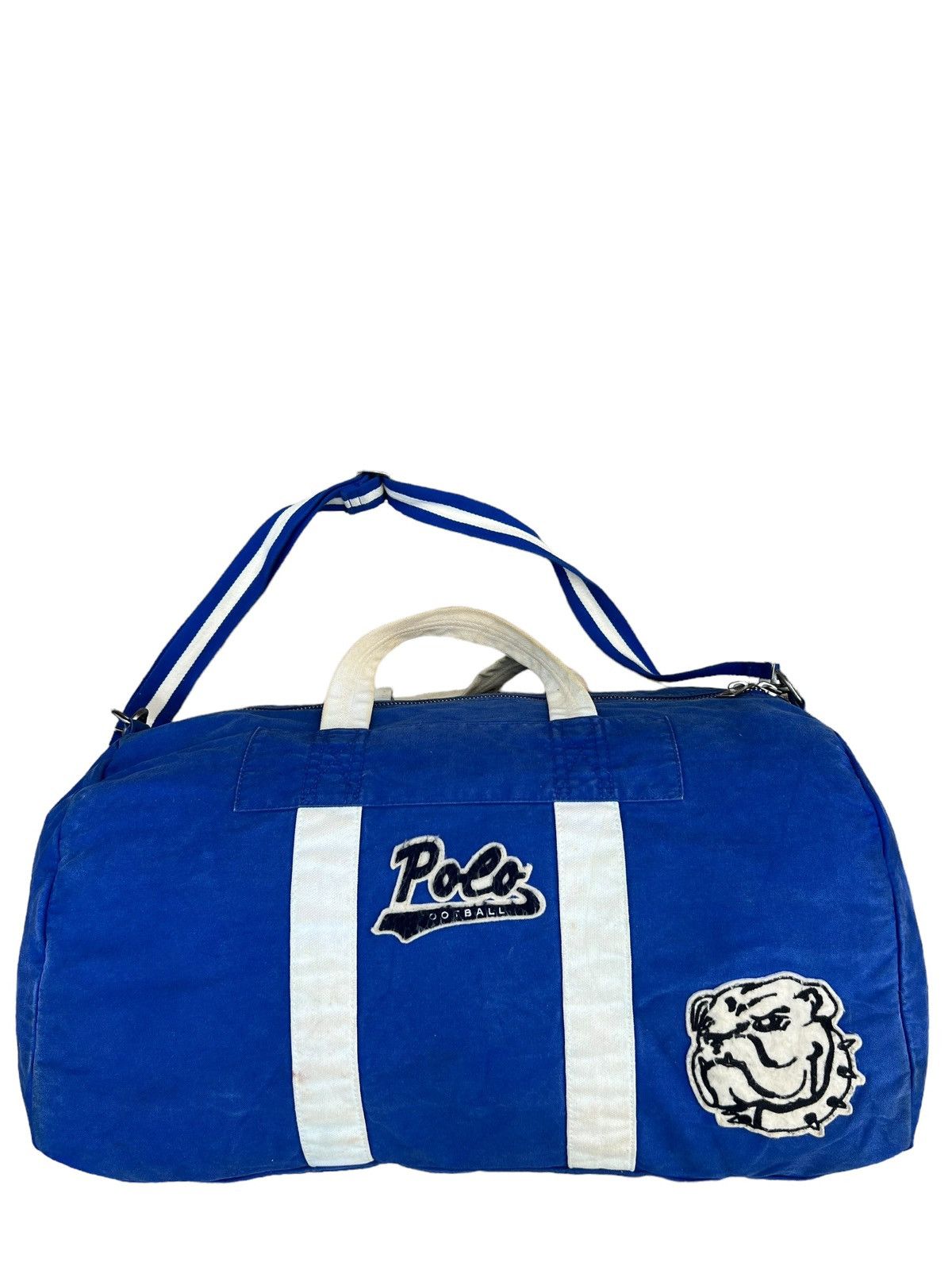 Polo Ralph Lauren Vintage Ralph Lauren Football Muddy Dirty Duffle Teavel Bag Size ONE SIZE - 5 Thumbnail