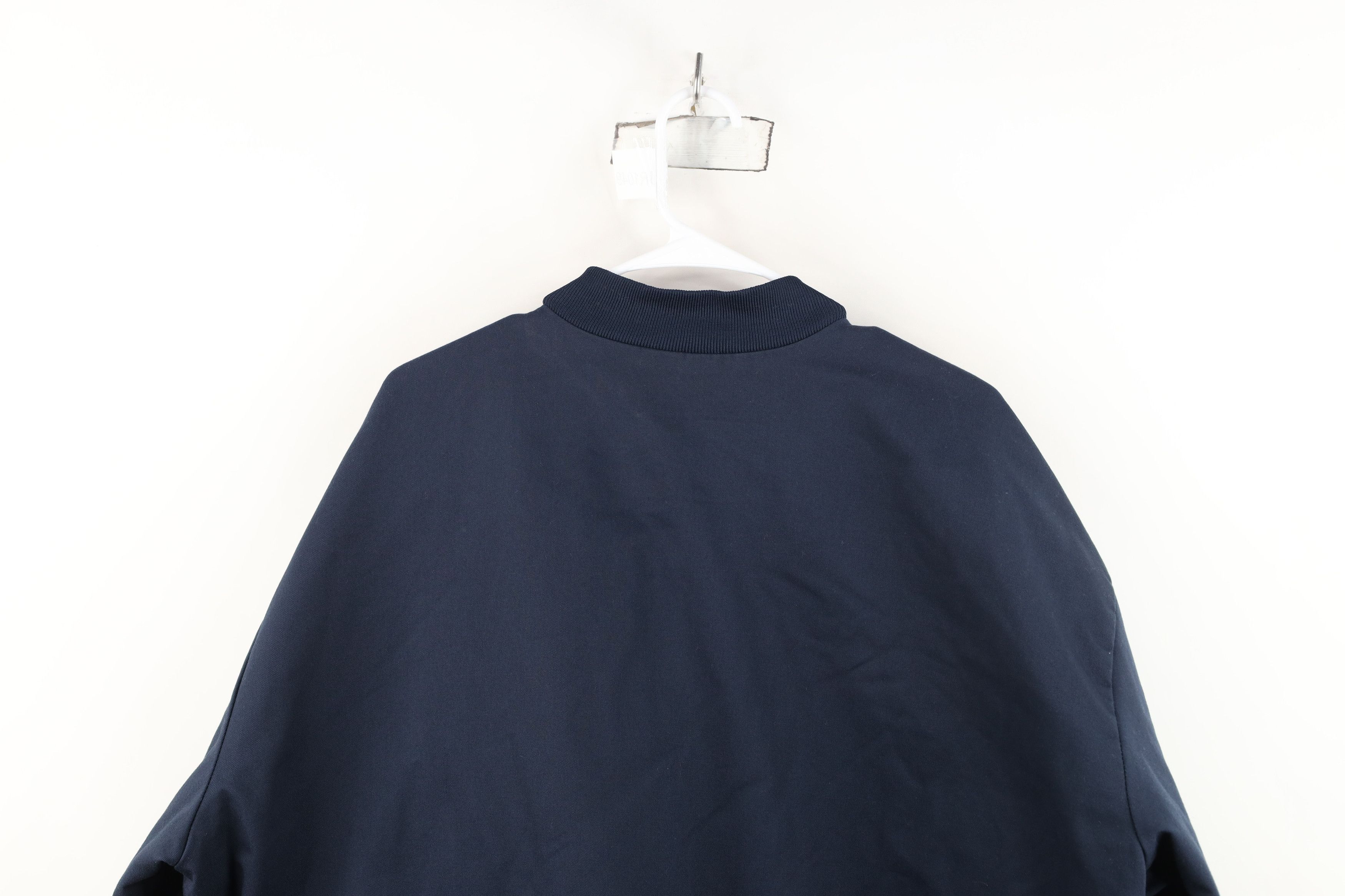 Vintage Vintage 90s Streetwear Quilted Workwear Bomber Jacket Blue Size US XXL / EU 58 / 5 - 13 Thumbnail