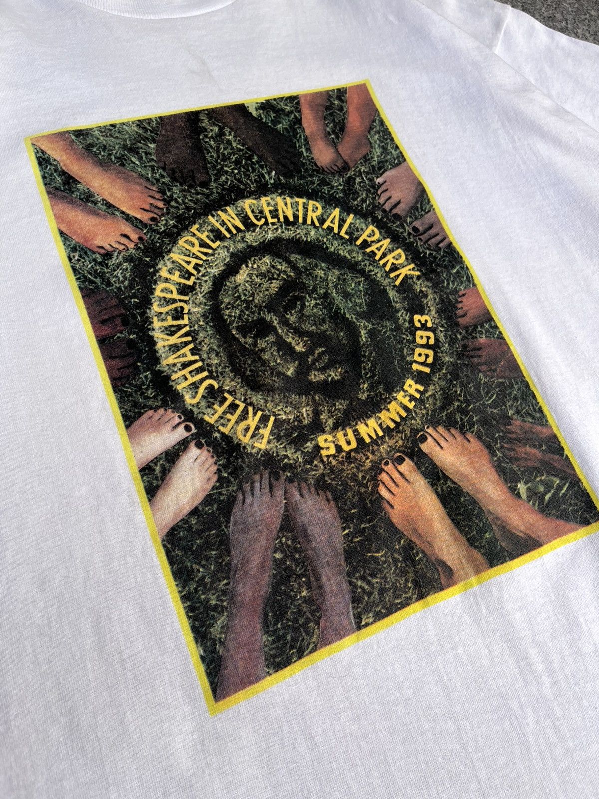 Vintage VINTAGE 1993 FREE SHAKESPEARE IN CENTRAL PARK TEE 🎼 Size US XL / EU 56 / 4 - 3 Thumbnail