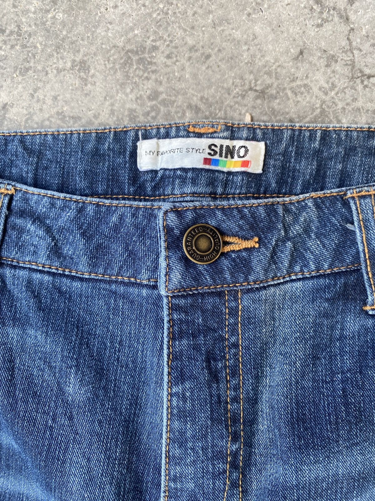 Japanese Brand Vintage sino flare jeans Size 30" / US 8 / IT 44 - 5 Thumbnail