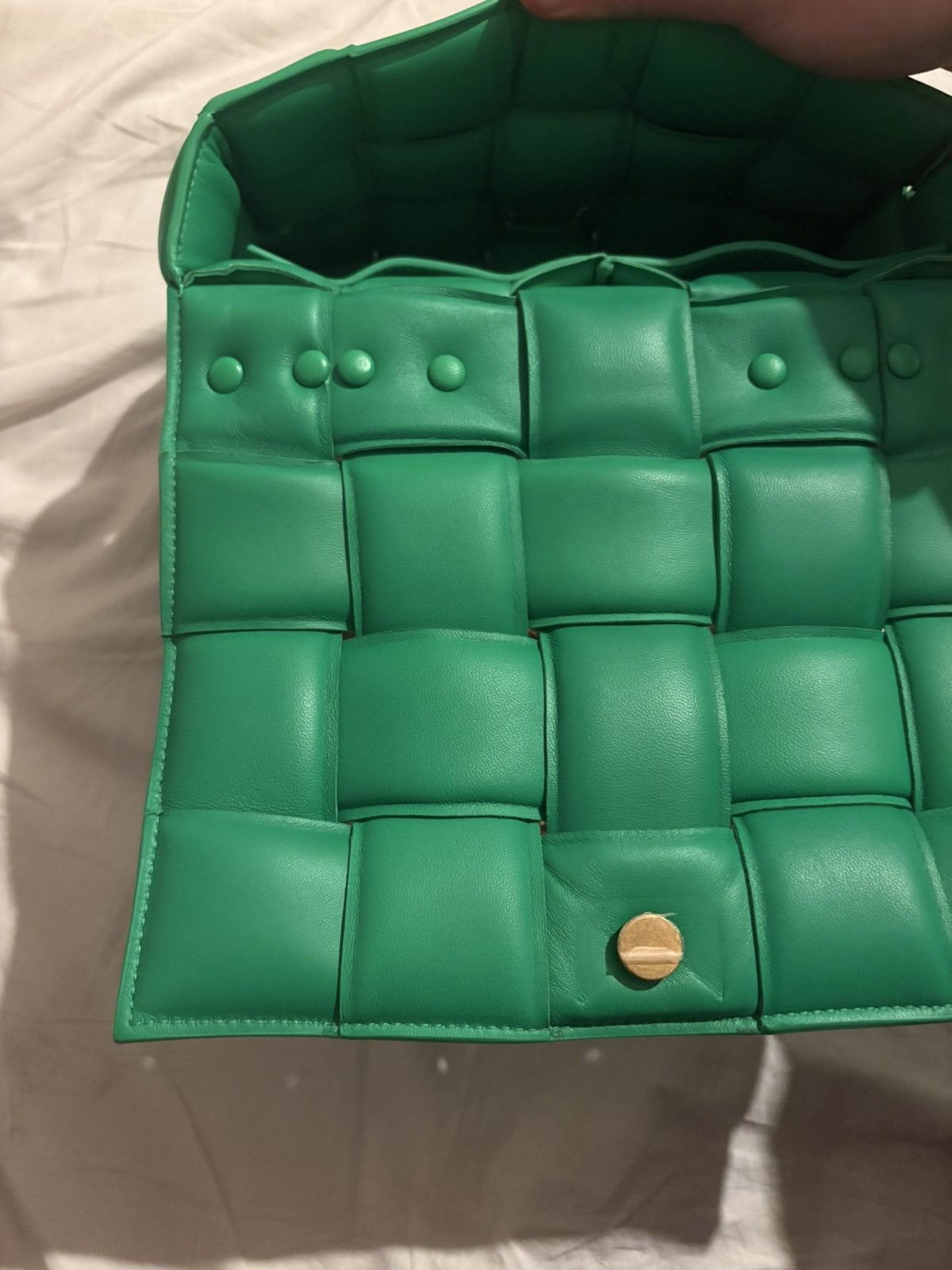 Bottega Veneta Bottega Veneta Green Golden-Chain Casette Size ONE SIZE - 17 Thumbnail